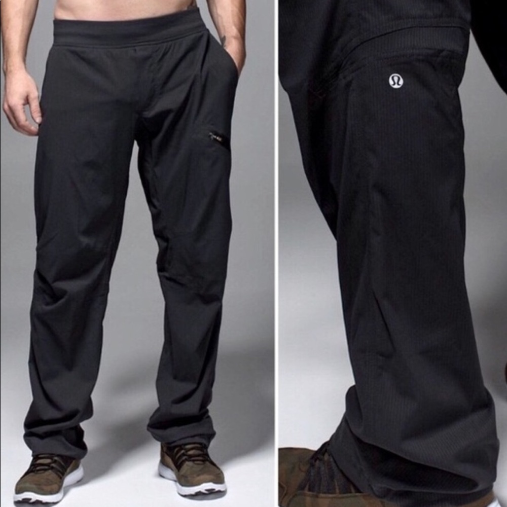 Lululemon Black Unlined Track Pants Size M